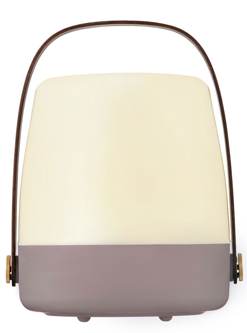 Frontansicht der kooduu LED-Lampe LITE-UP 2.0 mit modernem Design und Tragegriff.