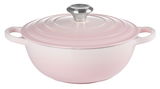 Rosa La Marmite 24cm von Le Creuset, seitliche Perspektive