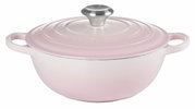 Rosa La Marmite 24 cm van Le Creuset, zijaanzicht