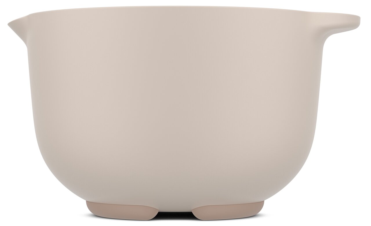 Rührschüssel 3000 ml in Beige, seitliche Perspektive