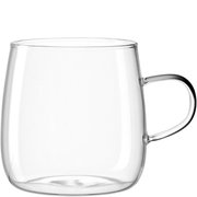 Transparente Teetasse TE PER TE 570ml aus Glas mit Henkel, seitliche Ansicht
