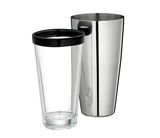Boston Shaker Set aus Edelstahl und Glas, seitliche Ansicht
