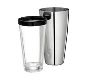 Boston Shaker Set aus Edelstahl und Glas, seitliche Ansicht
