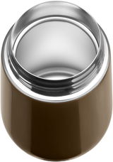 Brauner Impulse Travel Mug 0,3l Cromar, Ansicht von oben mit offenem Deckel