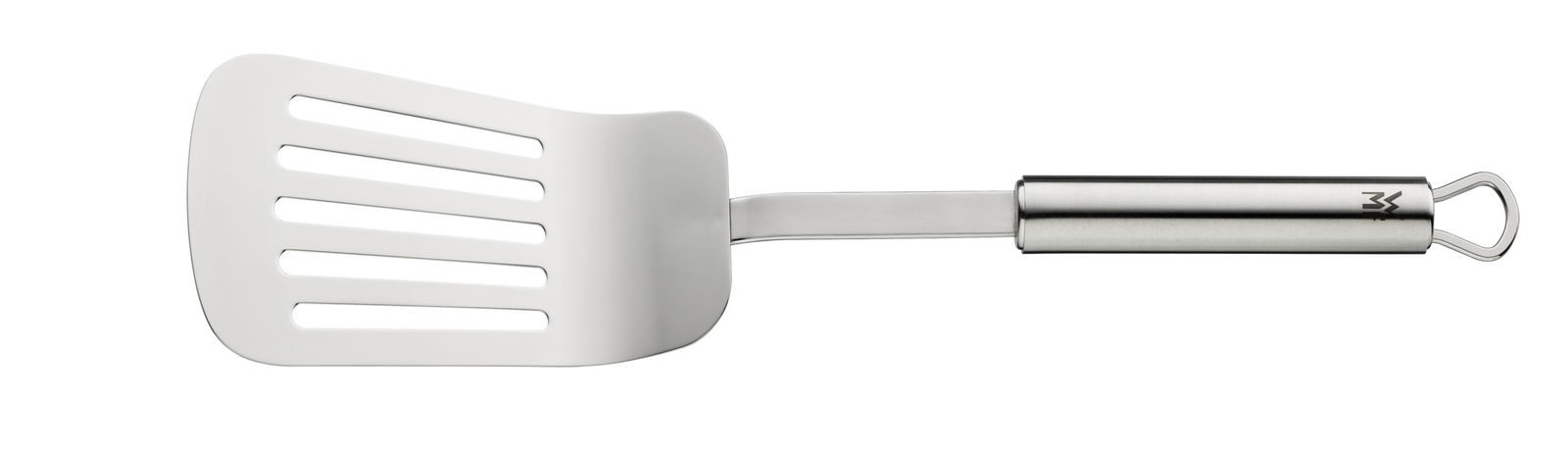 WMF Küchenhelfer-Set 7-tlg. PROFI PLUS Küchenwender aus Edelstahl mit Schlitzen, seitliche Perspektive