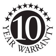 10 Jahre Garantie Siegel, Vorderansicht