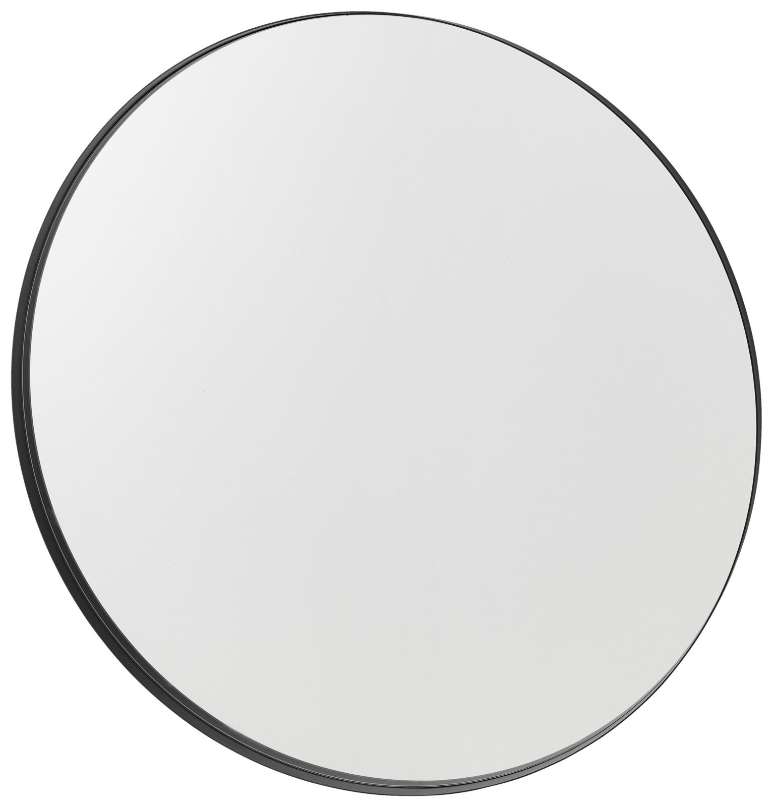 XORA Spiegel TONDO Runder Spiegel mit einem Durchmesser von ca. 100 cm, seitliche Perspektive