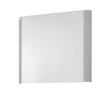 Moderner rechteckiger Spiegel mit seitlicher Perspektive