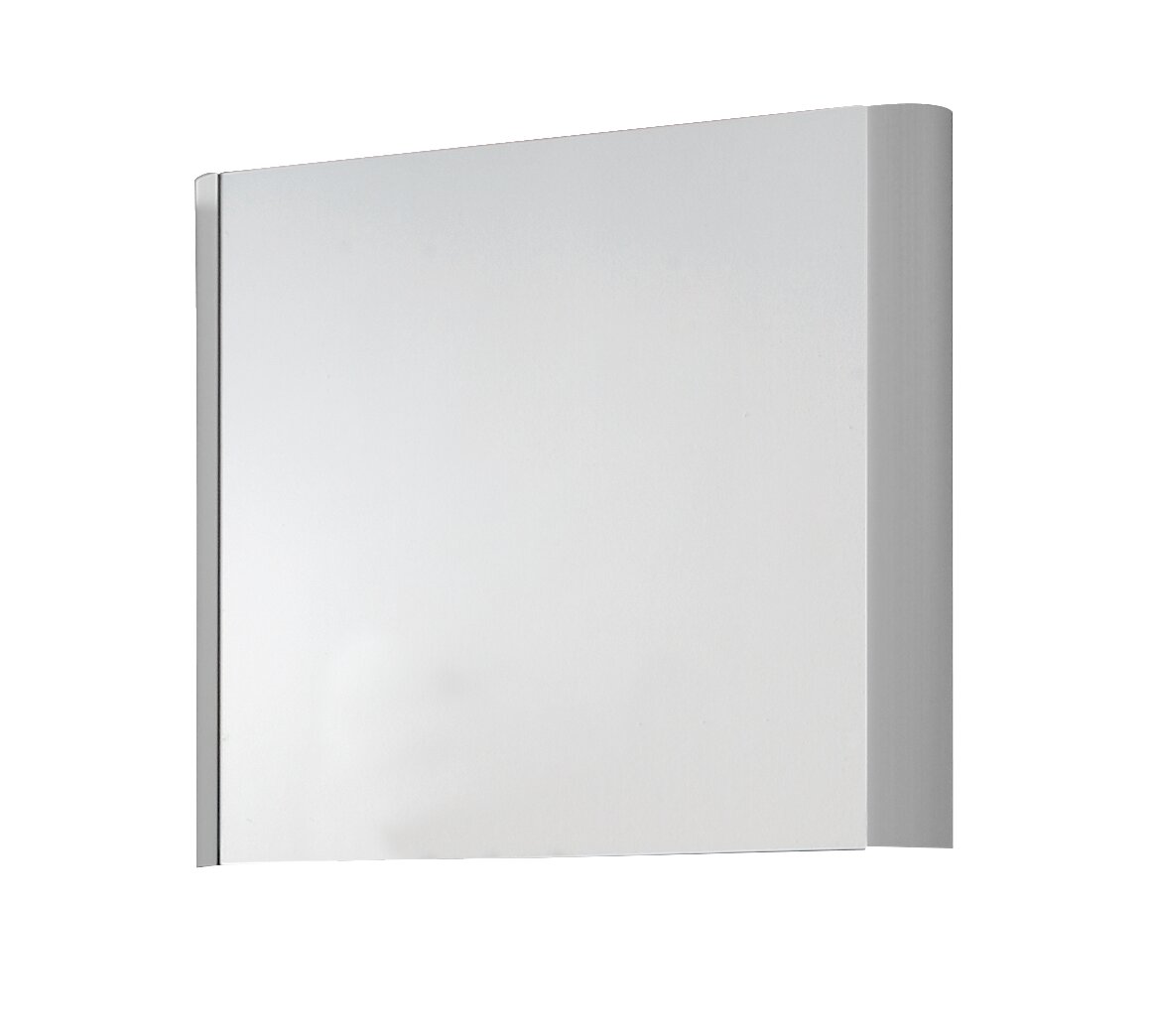 Moderner rechteckiger Spiegel mit seitlicher Perspektive