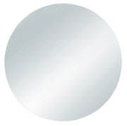Runder Spiegel mit einem Durchmesser von ca. 50 cm, frontal abgebildet.