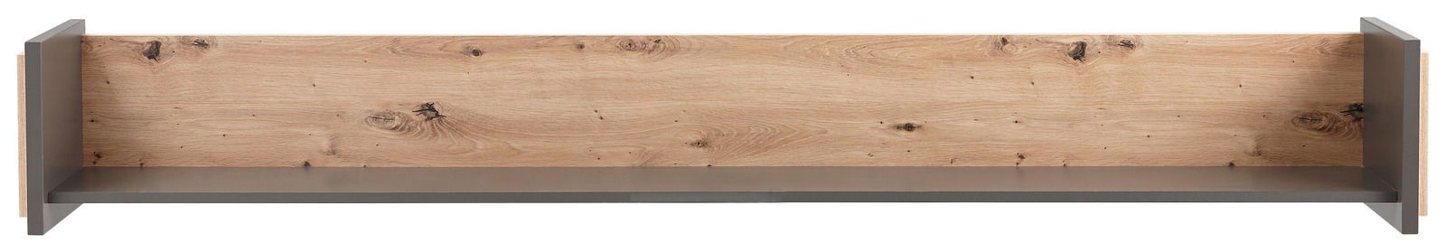 Wandpaneel aus Holz mit natürlicher Maserung, frontal betrachtet