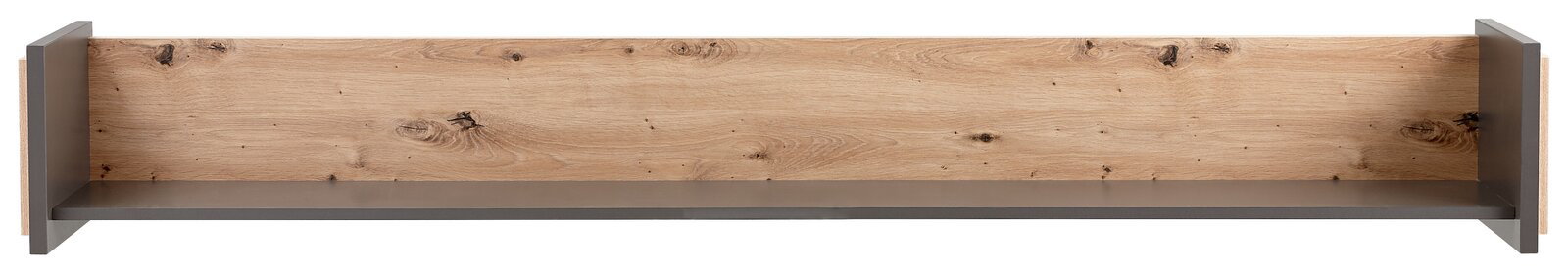 Wandpaneel aus Holz mit natürlicher Maserung, frontal betrachtet