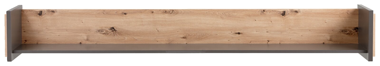 Wandpaneel aus Holz mit natürlicher Maserung, frontal betrachtet