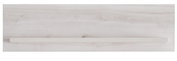 Frontale Ansicht eines Wandboards aus hellem Holz mit natürlicher Maserung.