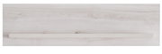 Frontale Ansicht eines Wandboards aus hellem Holz mit natürlicher Maserung.