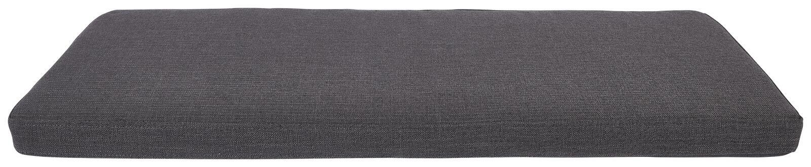 Graues Sitzkissen in Seitenansicht