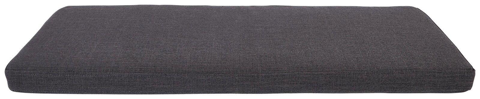 Graues Sitzkissen in Seitenansicht