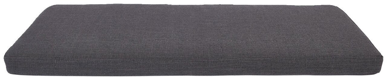 Graues Sitzkissen in Seitenansicht