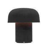 Anthrazitfarbene kooduu LED-Akkuleuchte SENSA, seitliche Perspektive