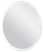 Rundes Spiegelelement mit LED-Beleuchtung, Frontalansicht