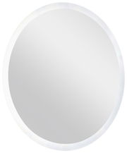 Rundes Spiegelelement mit LED-Beleuchtung, Frontalansicht