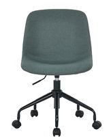 Moderner Home Office Drehstuhl in Grau, Vorderansicht