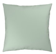 Kissenbezug in sanftem Mintgrün, Vorderansicht