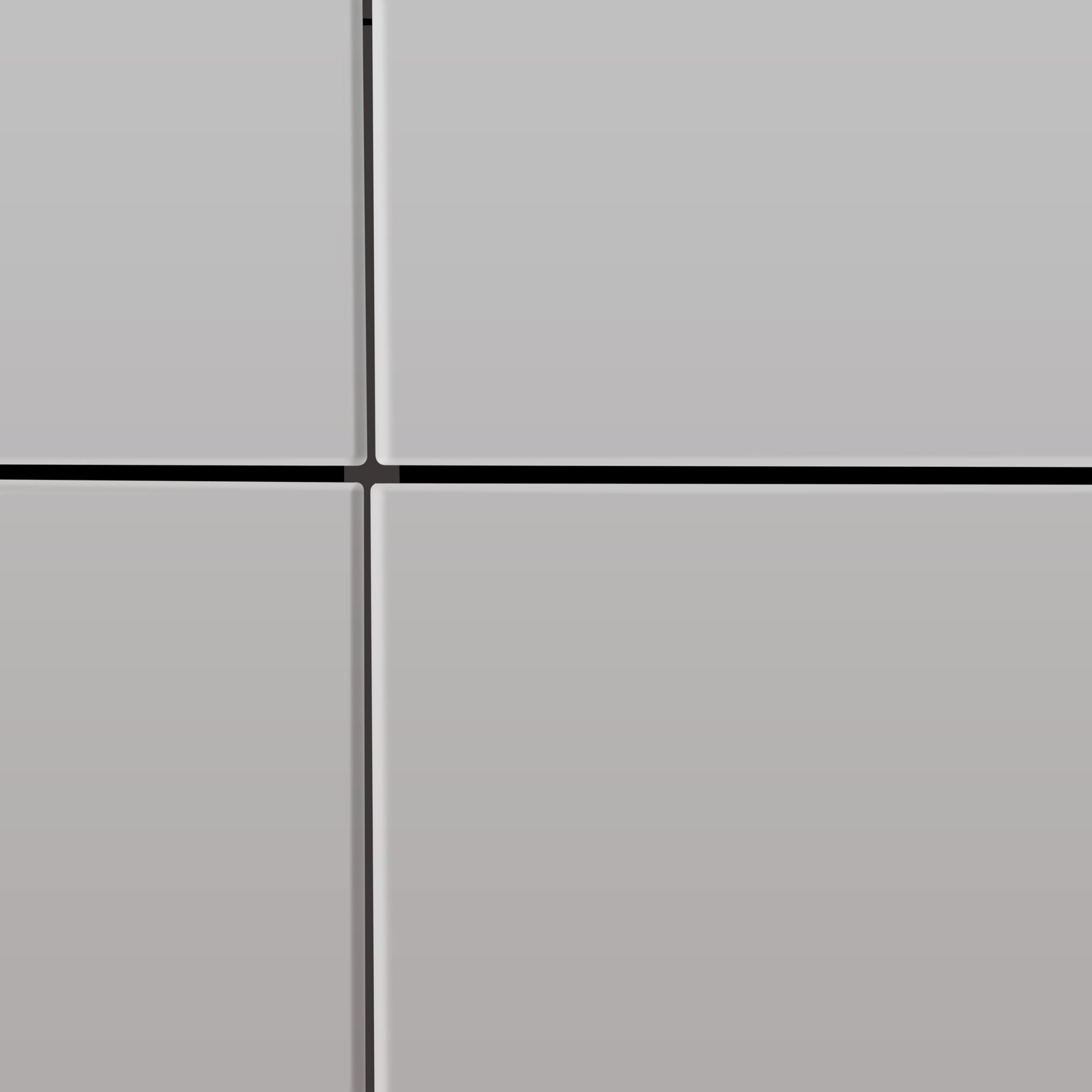 Vorderansicht eines modernen XL-Schuhschranks mit glatten, grauen Türen und minimalistischen Linien.