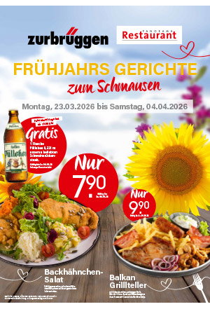 Titelbild Restuarant Coupons Frühjahr 2026