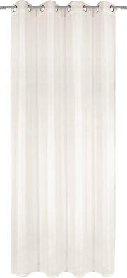 Weißer Ösenschal in der Größe 140x245 cm, frontal fotografiert