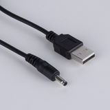 USB-Kabel mit DC-Stecker, Ansicht von oben