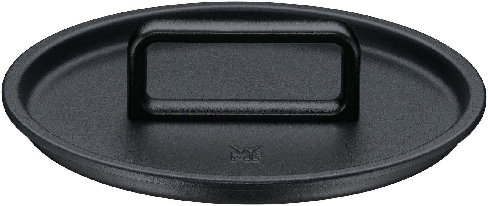 Schwarzer Deckel des WMF Flavour Bräters, Draufsicht