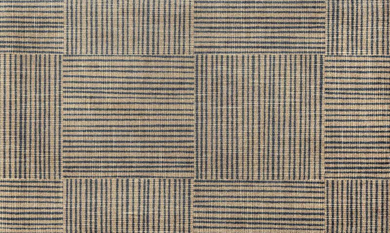 Fußmatte Canvas mit gestreiftem Muster in Draufsicht