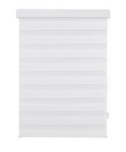 Doppelrollo mit Blende in der Größe 120x160cm, frontal abgebildet