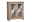 Landscape Highboard TUNIS Rustikales Highboard aus Holz mit Glastüren, frontal fotografiert