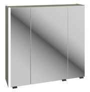 Moderner Spiegelschrank mit drei Türen, Frontansicht