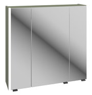 Moderner Spiegelschrank mit drei Türen, Frontansicht