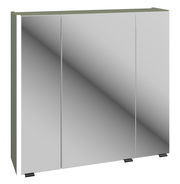 Moderner Spiegelschrank mit drei Türen, Frontansicht