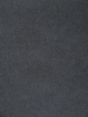 Nahaufnahme eines dunkelgrauen Stoffes, verwendet für einen Stuhl