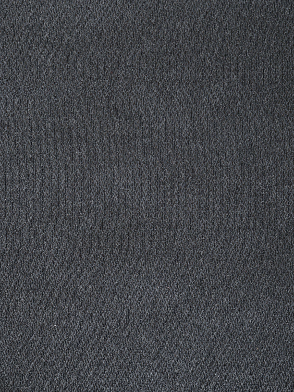 Nahaufnahme eines dunkelgrauen Stoffes, verwendet für einen Stuhl