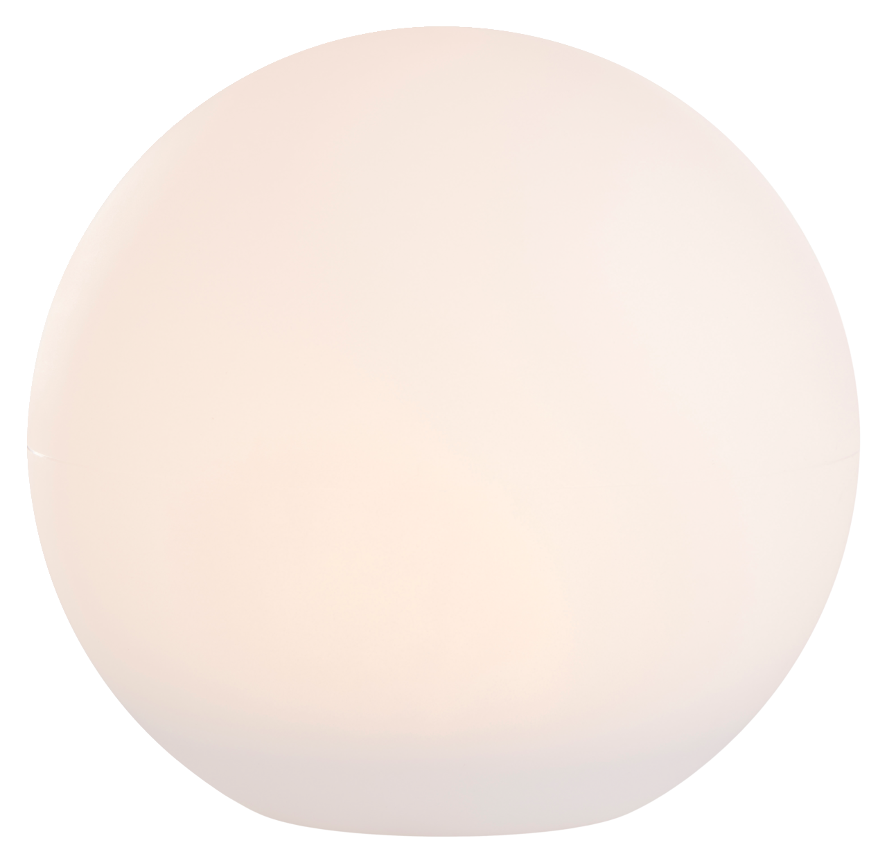 Kynast Exclusive Solar Kugelleuchte Runde Solar Kugelleuchte mit 30 cm Durchmesser, frontal betrachtet.