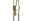Nahaufnahme eines goldfarbenen Teils des LED-Fluters ORSON, 27W+4,5W, aus seitlicher Perspektive.