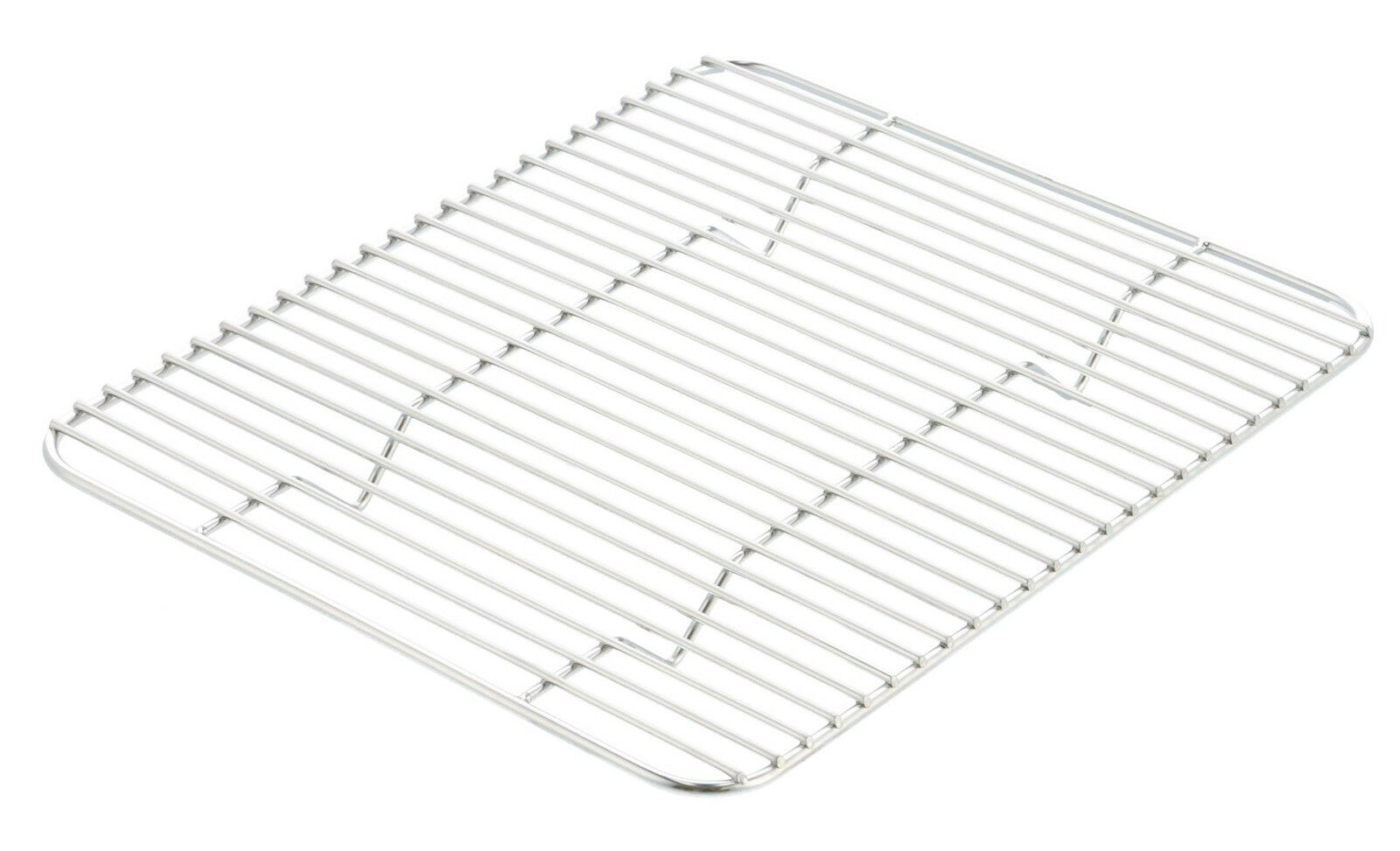 Backofenrost aus Metall in schräger Perspektive