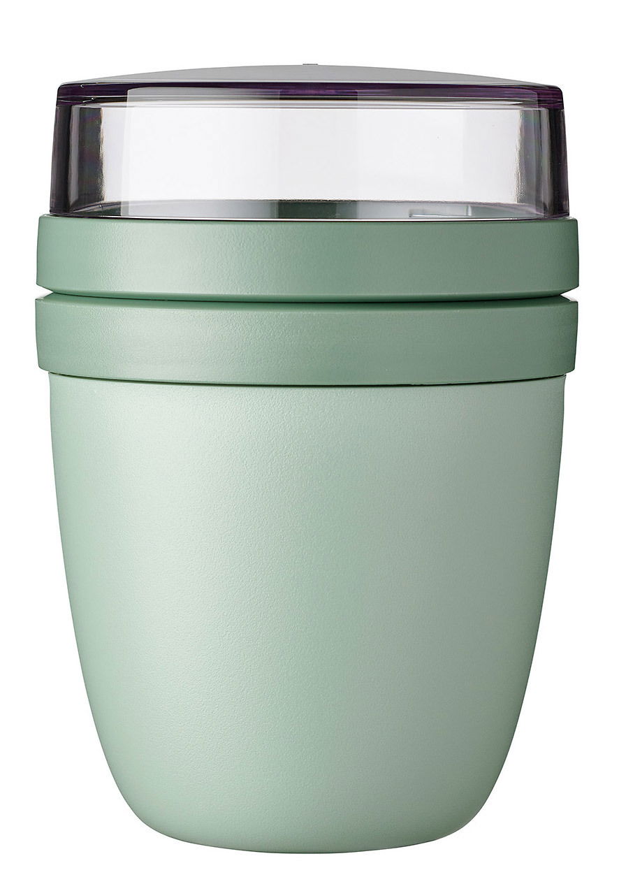 Mepal Snackpot-Set 3-tlg. RANGE Nordic Sage Snackpot-Set in Salbeigrün, seitliche Ansicht