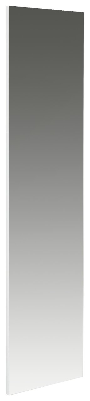 Rechteckiger Wandspiegel in seitlicher Perspektive