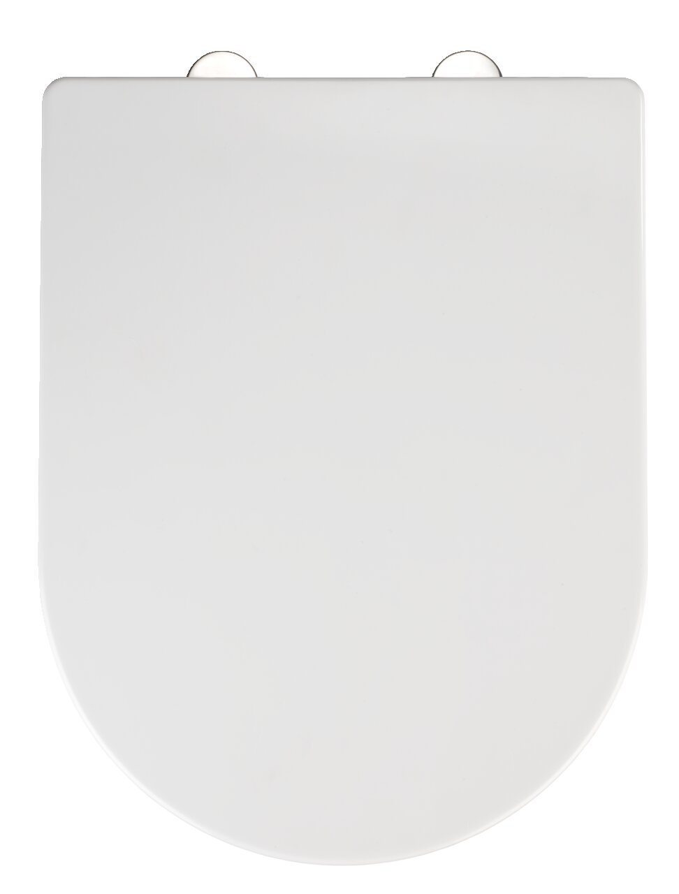Premium WC-Sitz Calla in Draufsicht, schlichtes weißes Design