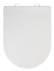 Premium WC-Sitz Calla in Draufsicht, schlichtes weißes Design