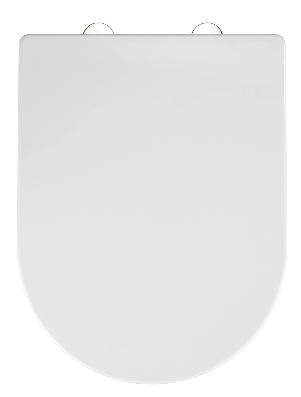 Premium WC-Sitz Calla in Draufsicht, schlichtes weißes Design