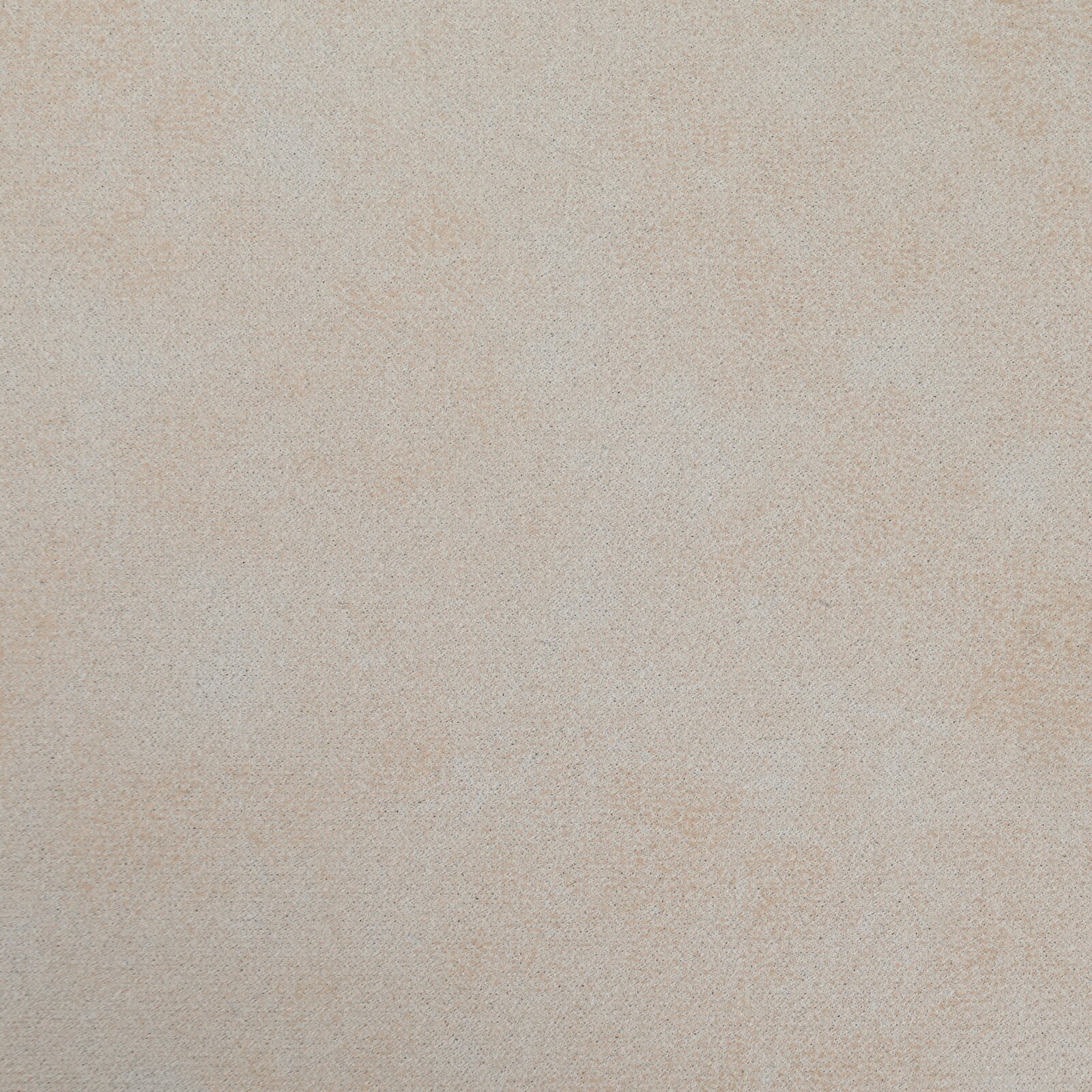 Nahaufnahme einer beigen Textur, möglicherweise Stoff oder Polsterung, von oben betrachtet.