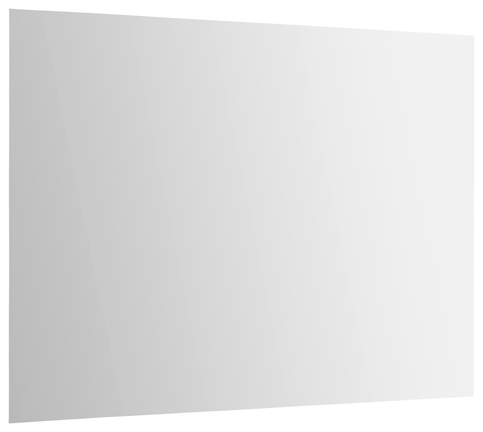 Moderner rechteckiger Spiegel in schräger Perspektive